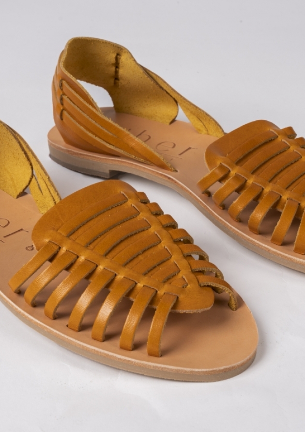 Παππούτσι peep toe , ύψος 2 cm